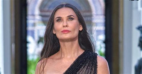 demi moore young naked|Demi Moore strips completely naked at 56 in stunning cover shoot.